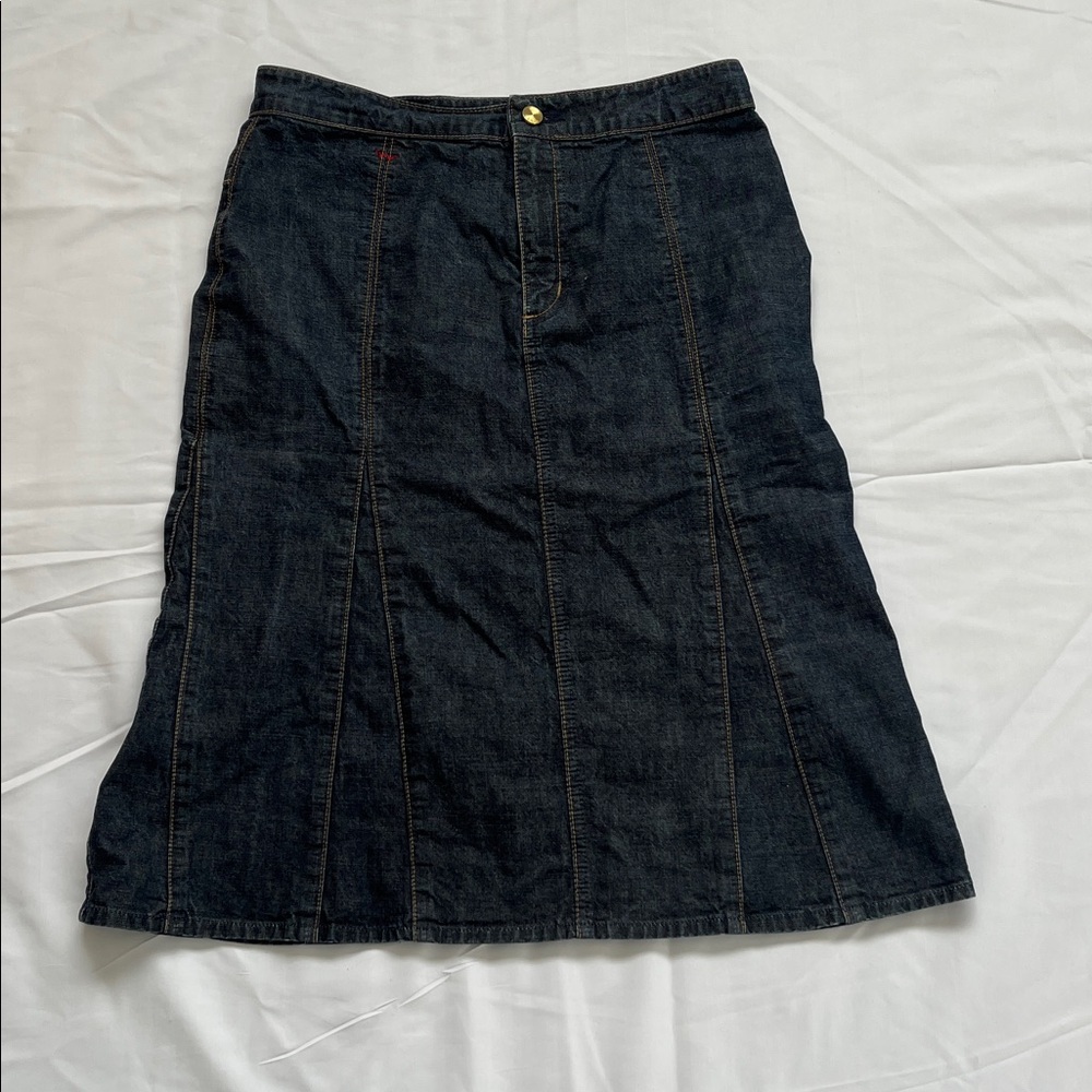 Vintage Edwin Blue A-Line Denim Skirt